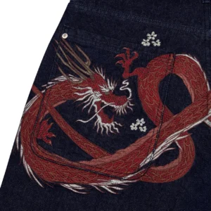indigo raw Jorts 01 F