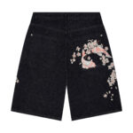 indigo raw Jorts 02