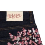indigo raw Jorts F
