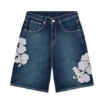indigo washed Jorts
