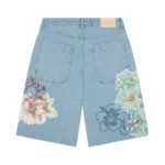 light blue Jorts